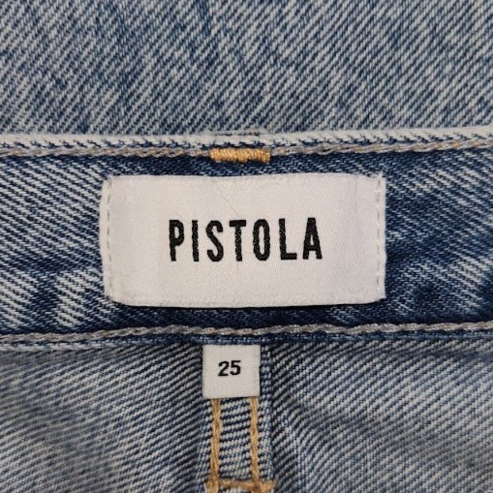 Pistola Women's Button Fly Distressed Scandi Girl Style Jeans - Picture 6 of 6